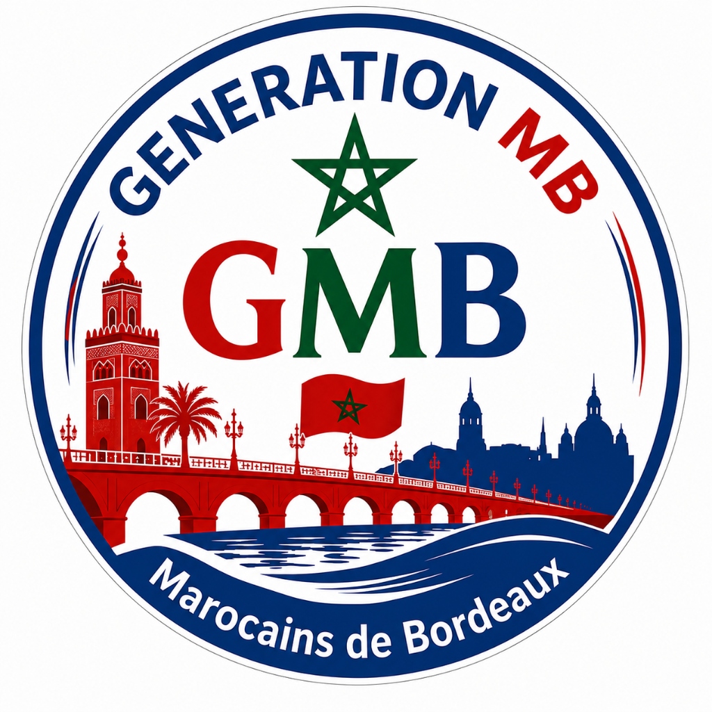 Logo Génération Marocaine Bordeaux GMB